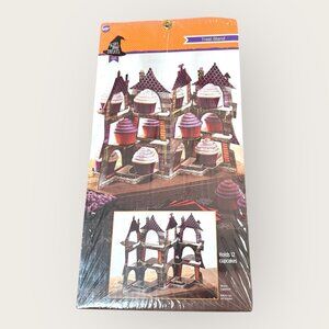 Wilton Halloween Haunted Manor Cupcake Stand Holds 12 Cupcakes Cardboard New